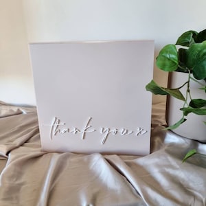 Acryl Wunsch gut Box, benutzerdefinierte Karten und Wünsche Box, Hochzeitsbox, Verlobungsbox, personalisierter Wunsch gut, Taufkartenbox