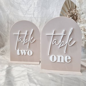 Wedding Table Number, Neutral Table Sign, Table Sign Wedding, Modern Wedding, Arch Signage, Luxury Wedding Inspiration, Neutral Wedding