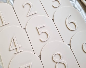 Wedding Table Number Serif, Neutral Table Sign, Table Sign Wedding, Modern Wedding,Arch Signage, Luxury Wedding Inspiration, Neutral Wedding