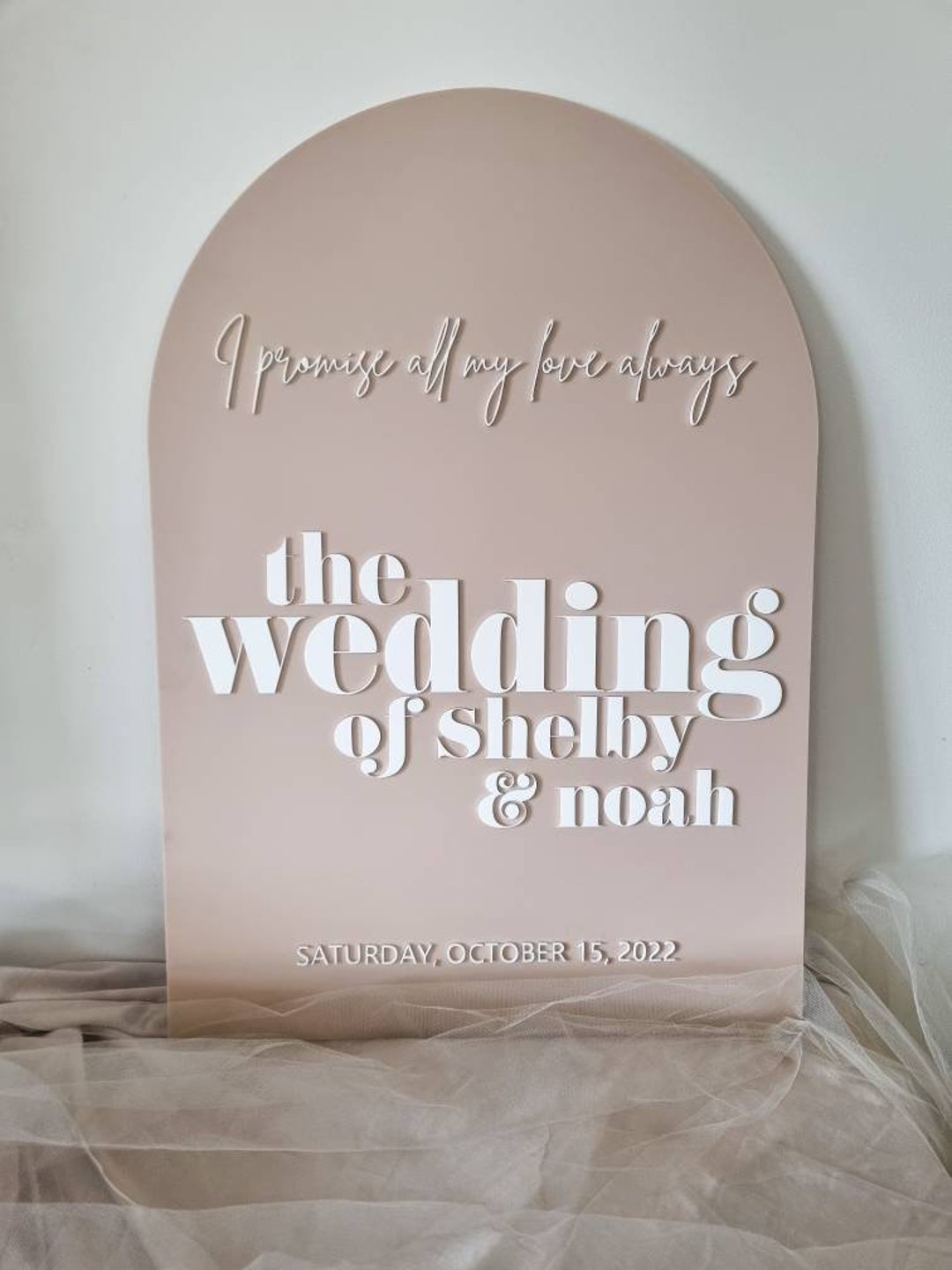 Arch Acrylic Sign for Wedding, Welcome Sign for Wedding, Arch Sign ...