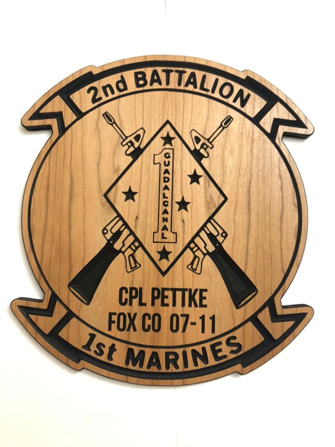 USMC - 2nd Battalion 1st Marines Unit Emblem - Etsy