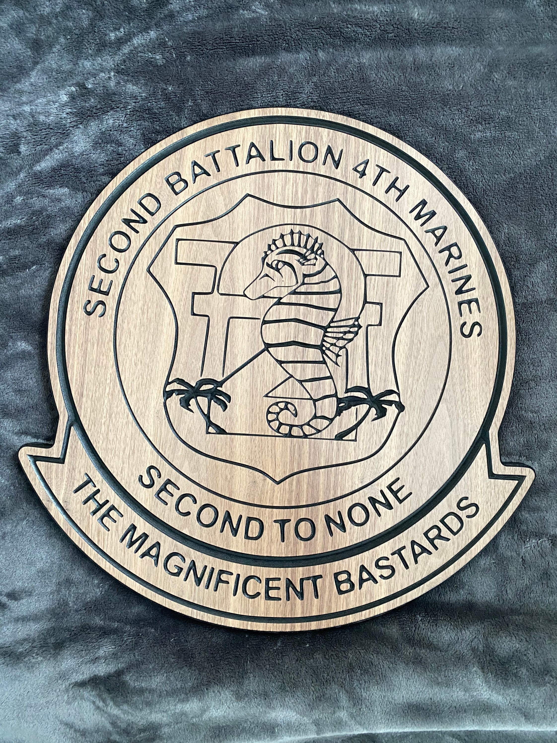 U.S. Marines 2nd Battalion 4th Marine Regiment Vinyl Sticker at Sticker Shoppe