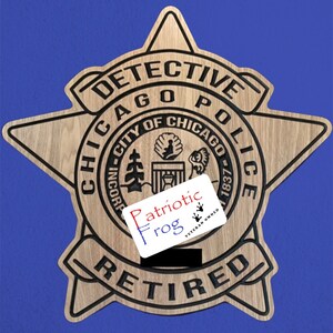 CUSTOM POLICE BADGE