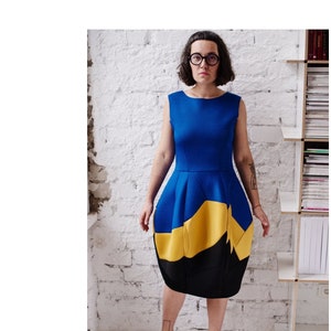 A shape dress design on sale