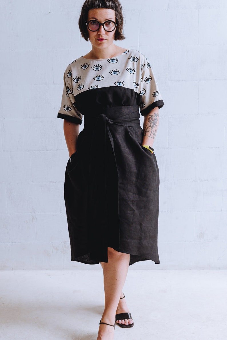 All Eyes on Me Dress, Linen Summer Dress Perfect Heat Wave Summer