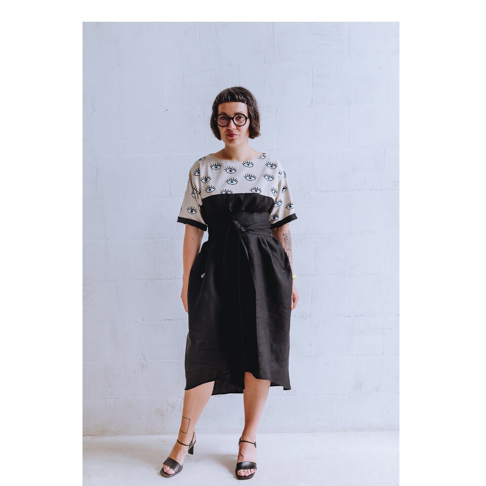 All Eyes on Me Dress Linen Summer Dress 