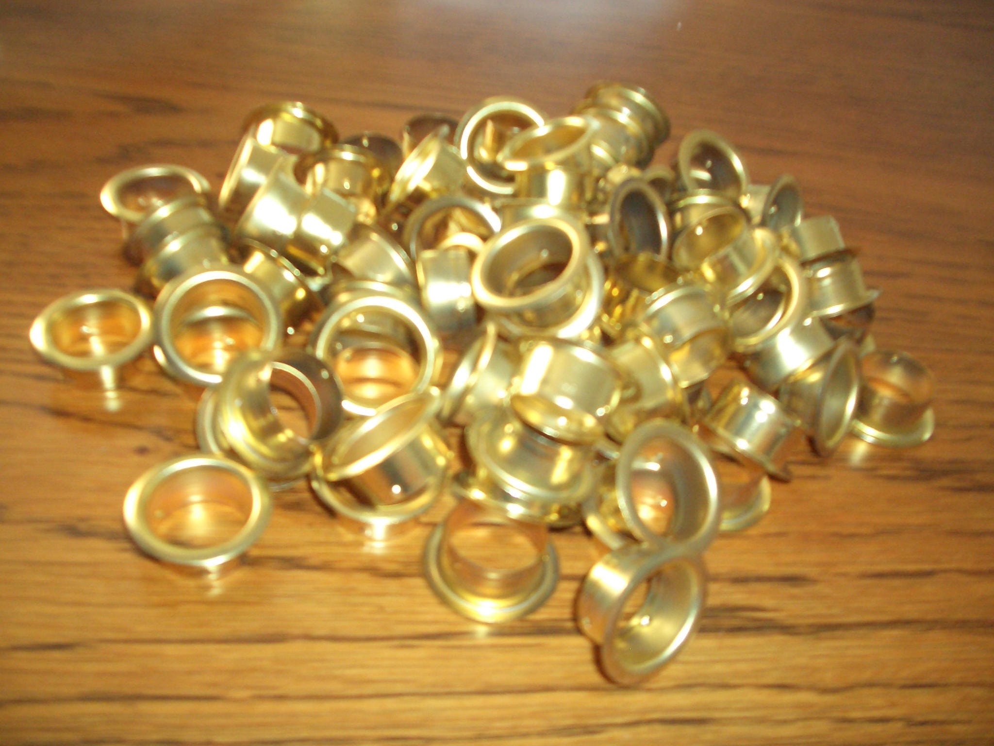 24 CANDLE CUP INSERTS Brass Metal 7/8 inside Etsy