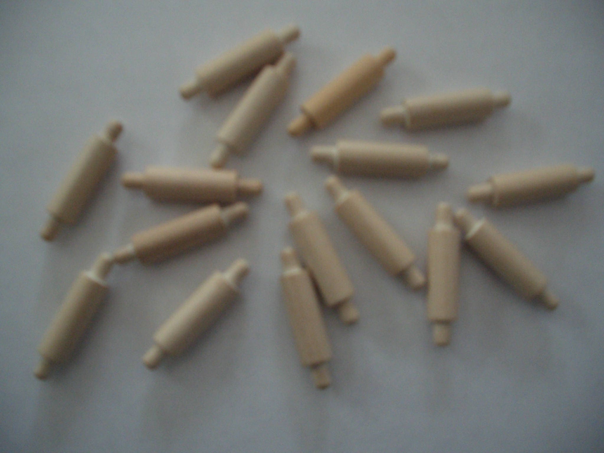 Generic 10 Pcs Mini Rolling Pins for Crafts Small Rolling Pin