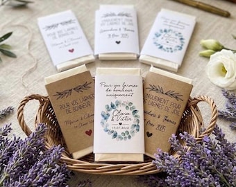 Personalized handkerchiefs "Tears of happiness & joy only" for weddings, ceremonies, baptisms, communions, and guest favors