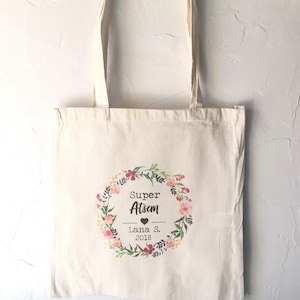Tote Bag en coton personnalisé pour cadeau Atsem !