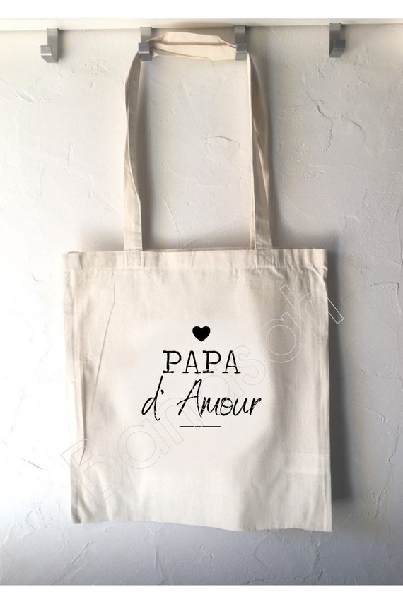 Tote Bag papa D'amour Shopping Bag, Ideal as a Practical and