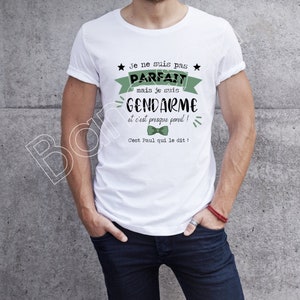 Personalizowana koszulka &quot;Nie jestem idealna, ale jestem... i to prawie tak samo&quot; oryginalny męski prezent dla każdego zawodu!