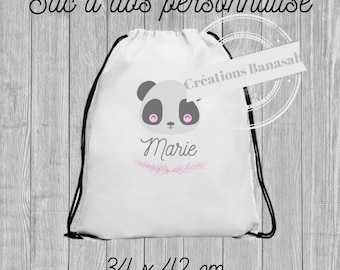 Personalised backpack with sliding links! Sending quick children back-to-school gift idea, school gift, useful gift