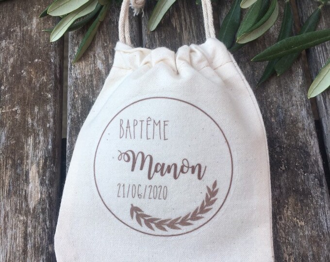 Let's have custom cotton slates or gifts for Baptism, Communion, Wedding, Birthday with first names, date of your choice!