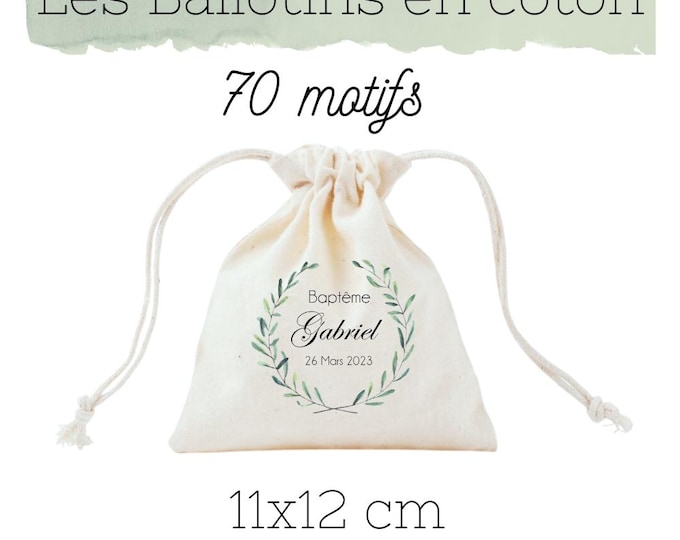 10 or more personalized candy bags or gifts for ceremonies! 70 designs, decreasing prices, wedding, baptism, communion