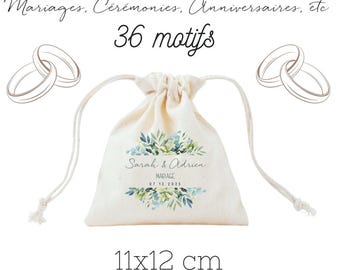 10 or more personalized candy bags or gifts for weddings, birthdays, ceremonies! 70 designs, decreasing prices, events, ballotin