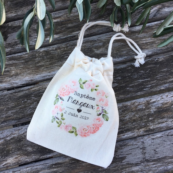 Bolsas de grageas de algodón personalizadas o regalos para Bodas o Bautizos! regalos de boda para invitados ballotins grageas country