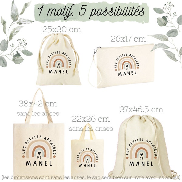 Borsa personalizzata per bambini, tote bag, marsupio, marsupio o borsa! 55 modelli tra cui scegliere, borsa porta peluche, borsa di ricambio, cameretta, ragazza, ragazzo