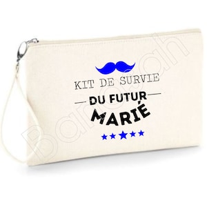 &quot;Survival Kit&quot; zipped pouch to offer to the future Groom