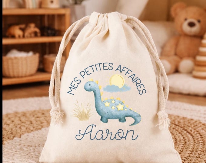 Personalized children's bag – Backpack / Drawstring bag / Tote bag – Personalized with name – Gift for newborn / nursery / preschool