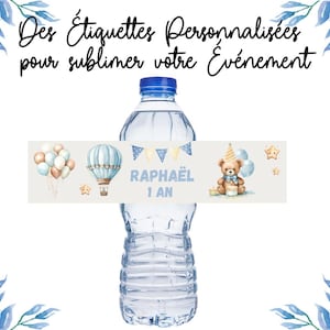 Etichette adesive personalizzate per bottiglie d'acqua! adesivi impermeabili per matrimonio/battesimo/compleanno/invitati all'addio al nubilato/