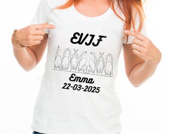 Personalized cotton t-shirt for bachelorette parties & future brides! Team Bride witness wedding gift Witness Future Bride