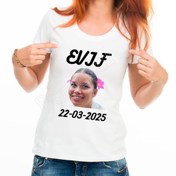 Maglietta personalizzata in cotone per addii al nubilato e future