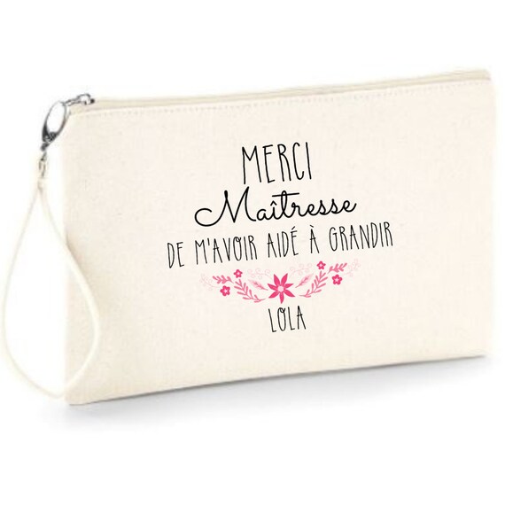 Grande Pochette zippée personnalisée Envoi rapide, Disponible