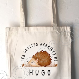 Personalisierte Tragetasche für Kinder, Schultasche, Canvas-Tragetasche, Kuscheltiertasche, Tasche für Kinderkleidung, Kindergarten-Tragetasche