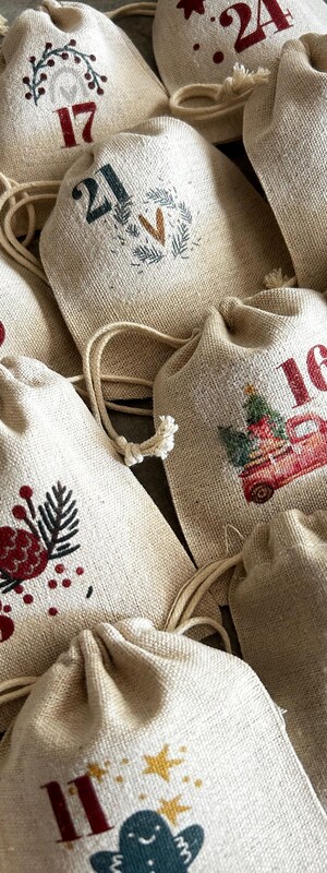 Calendrier De L'Avent Chaussettes - 12 Paires Motifs Noël - Coton Doux - Cadeau Pour Adultes Et Ados - Compte à Rebours Festif