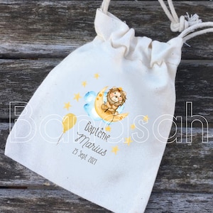 Sacchetti dragee o regali personalizzati per il Battesimo o la Comunione con il nome o i nomi, data di vostra scelta! regali nascita ospiti