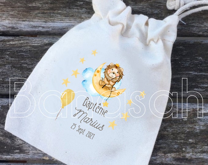 Dragee pouches or personalized gifts for Baptism or Communion with the first name(s), date of your choice! gifts guests birth