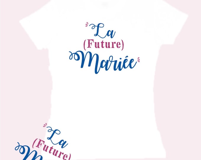 Cotton t-shirt for bachelorette party "The Bride-to-Be"! witness gift wedding Bachelorette party