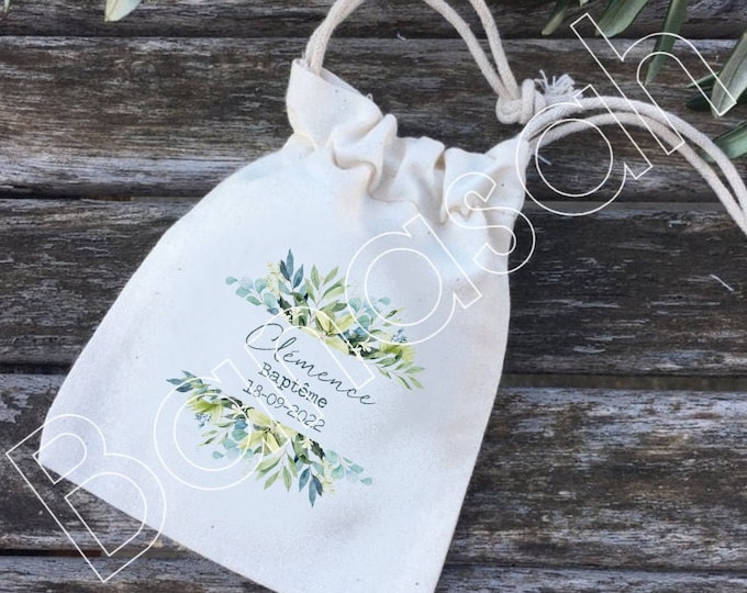 Dragee pouches or personalized cotton gifts for Wedding or Baptism! wedding gifts guests ballotins dragees country