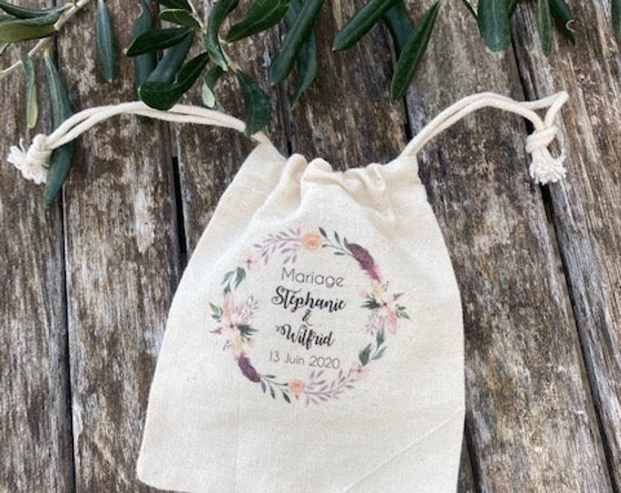 Let's have a custom cotton slate or gifts for Wedding or Baptism with first names, the date of your choice! wedding gifts invited