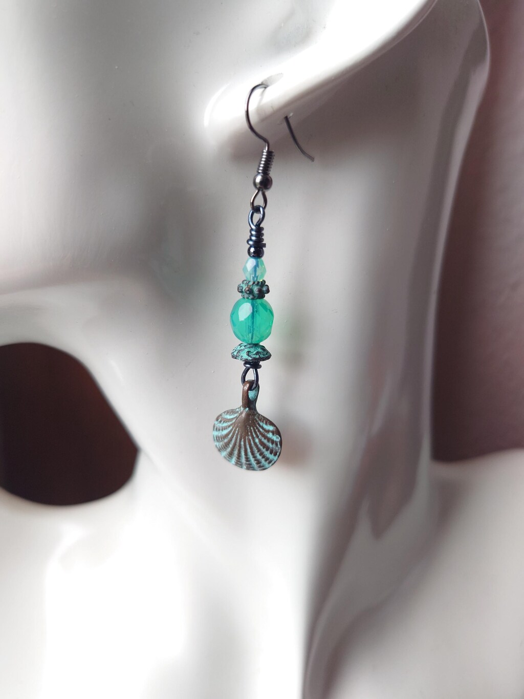 Funky Ocean Orecchini Pendenti A Tema Mare - Meduse, Conchiglie E Corallo In Acrilico, Regalo Per Amanti Della Spiaggia