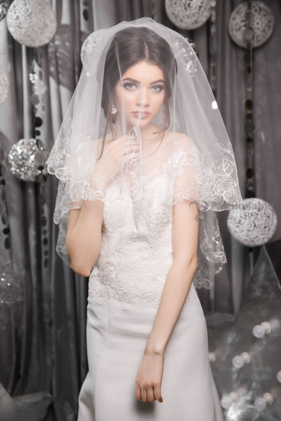 how to make a two tier veil