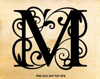 Monogram Fonts Etsy