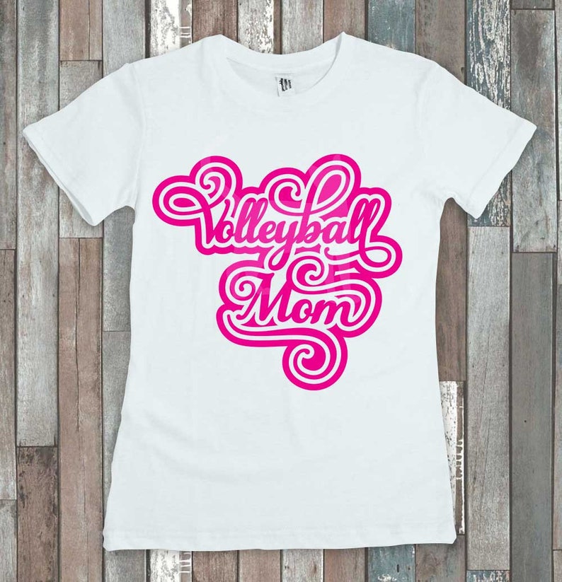 Download Volleyball mom svg T-shirt iron on designs Mom shirt | Etsy