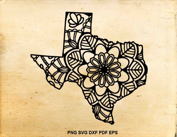 Download Texas State Svg Texas Zentangle Svg Iron On Designs Texas Etsy