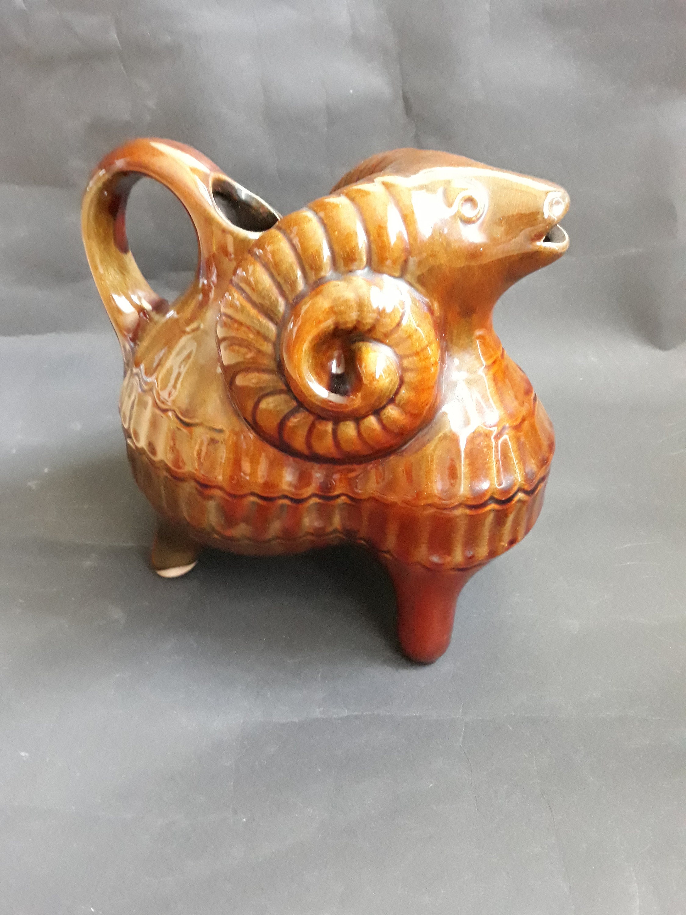 Ceramic Jug Jug Animal Ceramic Vintage Made in USSR Soviet Gift for Her