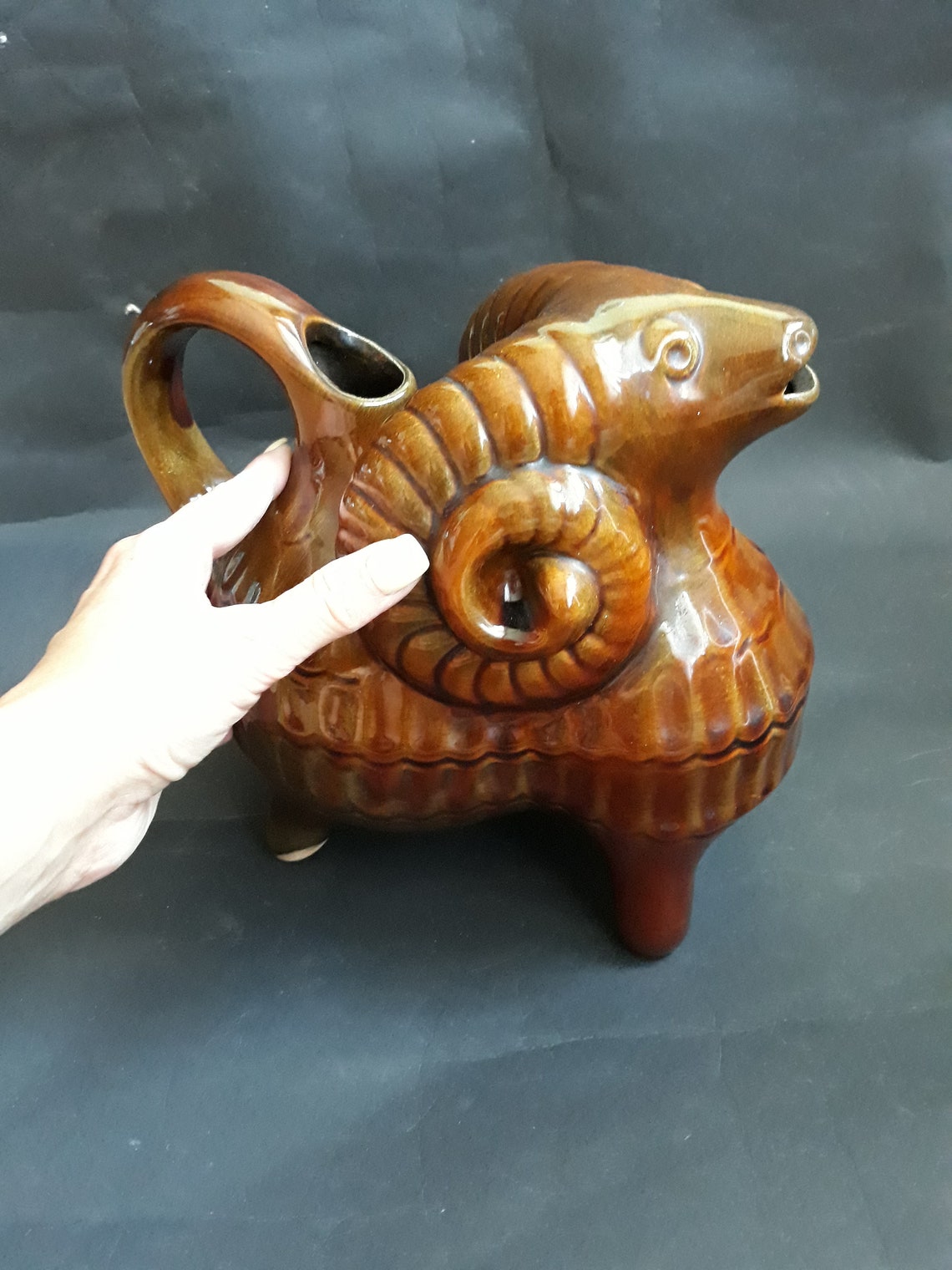 Ceramic Jug Jug Animal Ceramic Vintage Made in USSR Soviet Gift for Her