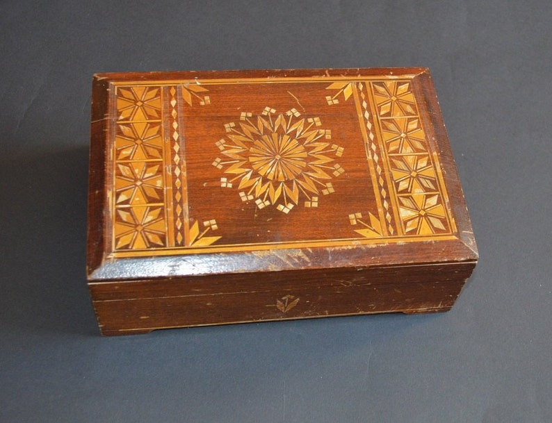 Jewelry Storage Boxes Home Living Storage Organization home decor Boxes Bins wood vintage box casket gift idea large wooden box decoration