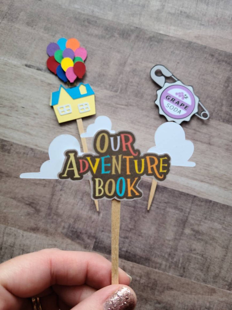 Pixar Up cupcake topper / Pixar Up cumpleaños / Pixar Up | Etsy