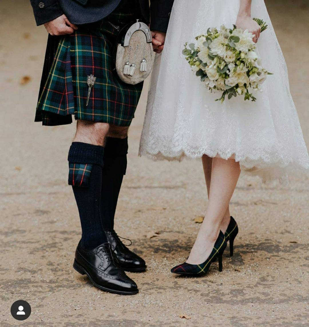 Custom tartan hotsell shoes