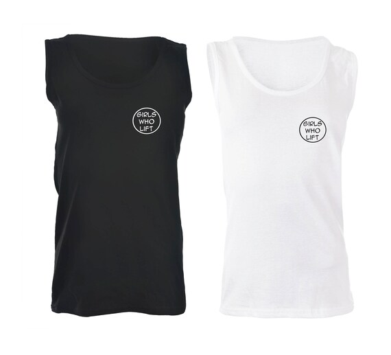 girls black vest top