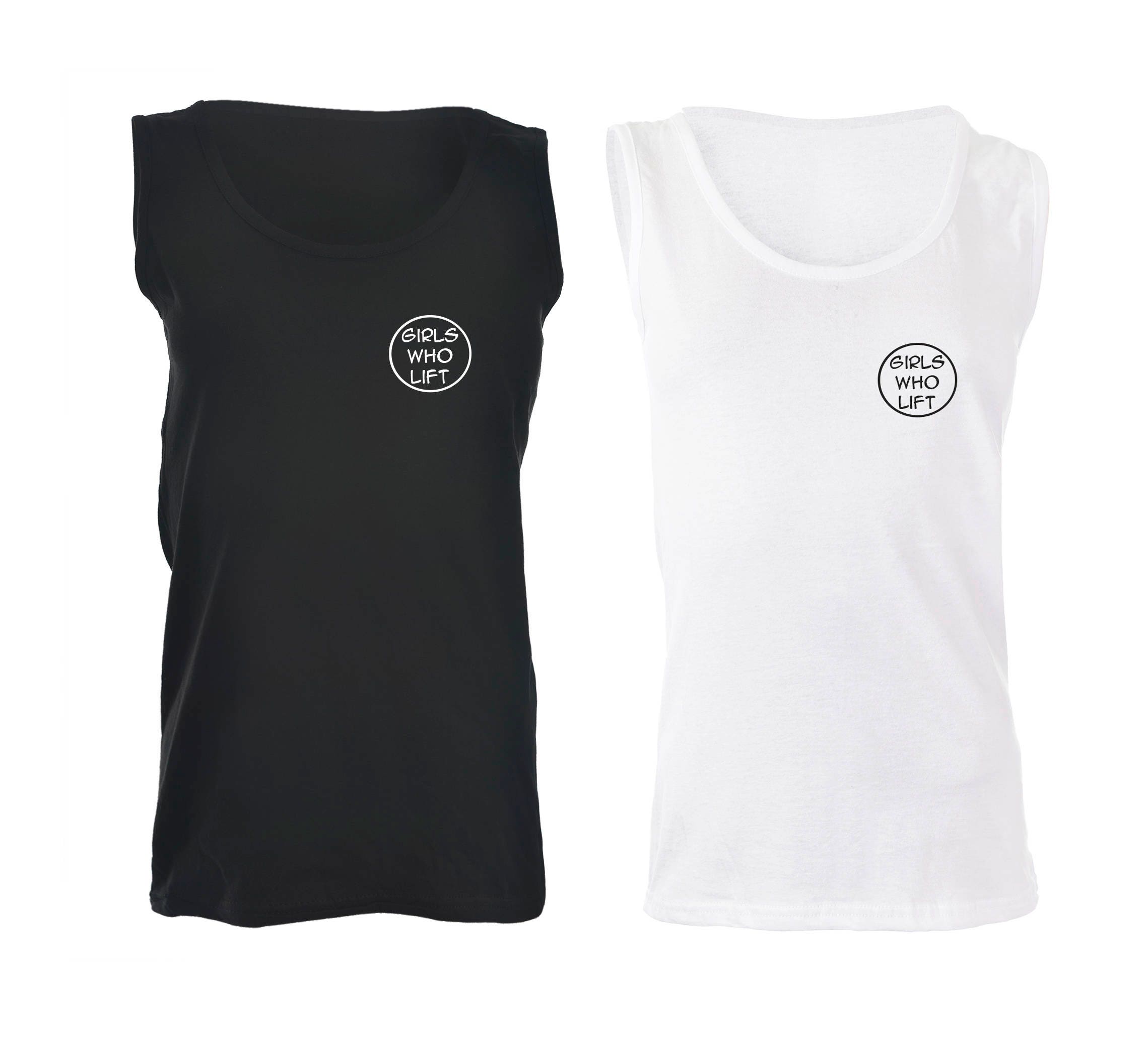 ladies white vest tops