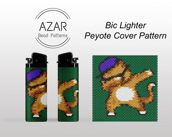 Чехол из бисера для зажигалки схемы