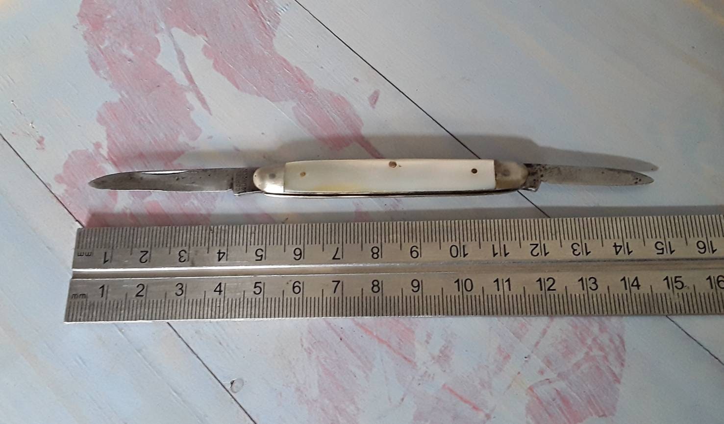 Vintage Mother of Pearl Pocket knife Etsy