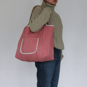 Tote Bag Lois | PDF sewing pattern | Free video tutorial (German, French, English)